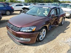 Salvage cars for sale from Copart Hartford City, IN: 2014 Volkswagen Passat SEL