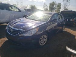 Vehiculos salvage en venta de Copart Elgin, IL: 2012 Hyundai Sonata GLS