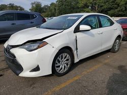 Toyota Corolla salvage cars for sale: 2019 Toyota Corolla L