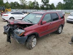 Honda CR-V EX salvage cars for sale: 2005 Honda CR-V EX