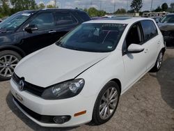 Volkswagen Golf salvage cars for sale: 2012 Volkswagen Golf