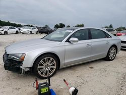 Vehiculos salvage en venta de Copart West Warren, MA: 2012 Audi A8 L Quattro