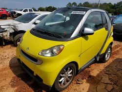 Salvage cars for sale from Copart Tanner, AL: 2008 Smart Fortwo Passion