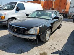 Cadillac Deville salvage cars for sale: 2002 Cadillac Deville DTS