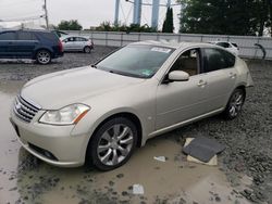Salvage cars for sale from Copart Punta Gorda, FL: 2007 Infiniti M35 Base