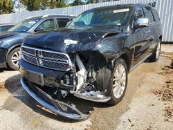 Dodge salvage cars for sale: 2015 Dodge Durango Citadel