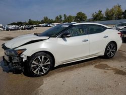 Nissan Maxima salvage cars for sale: 2016 Nissan Maxima 3.5S