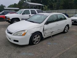 Honda salvage cars for sale: 2007 Honda Accord EX