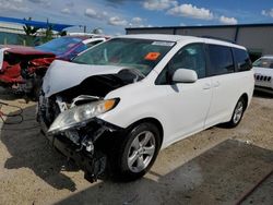 Salvage cars for sale from Copart Arcadia, FL: 2015 Toyota Sienna LE