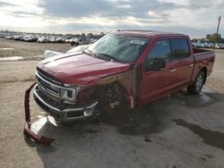 Ford salvage cars for sale: 2018 Ford F150 Supercrew