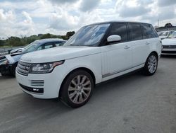 Land Rover Range Rover salvage cars for sale: 2017 Land Rover Range Rover HSE