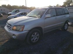 Salvage cars for sale from Copart York Haven, PA: 2003 Toyota Highlander Limited