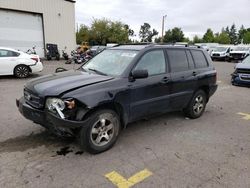 Toyota Highlander salvage cars for sale: 2001 Toyota Highlander