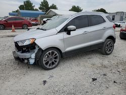 Salvage cars for sale from Copart Prairie Grove, AR: 2021 Ford Ecosport Titanium