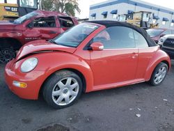 Volkswagen salvage cars for sale: 2003 Volkswagen New Beetle GLS