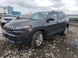 2016 Jeep Cherokee Limited en venta en Chicago Heights, IL