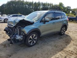 Subaru Forester salvage cars for sale: 2017 Subaru Forester 2.5I Premium