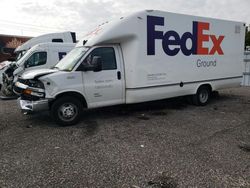 Salvage trucks for sale at London, ON auction: 2021 Chevrolet Express G4500