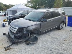 Ford Explorer salvage cars for sale: 2013 Ford Explorer XLT