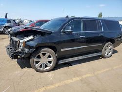 Cadillac Vehiculos salvage en venta: 2017 Cadillac Escalade ESV Premium Luxury