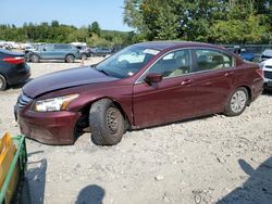 Honda Accord salvage cars for sale: 2011 Honda Accord LX