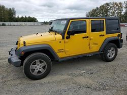 Jeep Wrangler Unlimited Sport salvage cars for sale: 2015 Jeep Wrangler Unlimited Sport