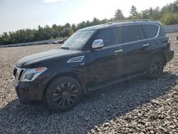 Nissan salvage cars for sale: 2020 Nissan Armada Platinum