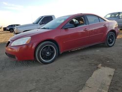 Pontiac salvage cars for sale: 2007 Pontiac G6 Base