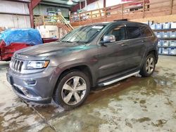 Jeep Grand Cherokee salvage cars for sale: 2016 Jeep Grand Cherokee Overland