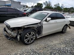 Mercedes-Benz c-Class salvage cars for sale: 2017 Mercedes-Benz C300