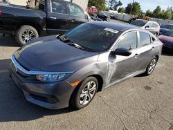 Honda salvage cars for sale: 2016 Honda Civic LX