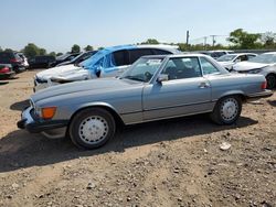 Mercedes-Benz sl-Class salvage cars for sale: 1989 Mercedes-Benz 560 SL