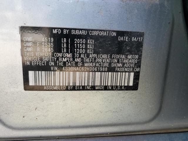 2017 Subaru Legacy 2.5I Premium
