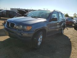 BMW X5 3.0I salvage cars for sale: 2003 BMW X5 3.0I