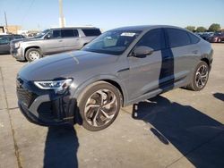 Audi salvage cars for sale: 2024 Audi Q8 E-TRON Sportback Premium Plus