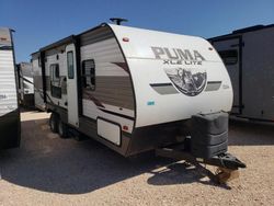 Wildwood Puma salvage cars for sale: 2019 Wildwood Puma