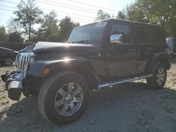 Jeep Wrangler salvage cars for sale: 2012 Jeep Wrangler Unlimited Sahara