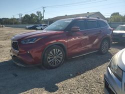 Toyota Highlander salvage cars for sale: 2022 Toyota Highlander Platinum