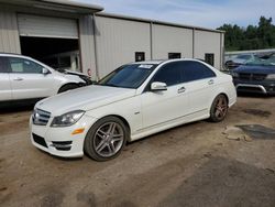 Mercedes-Benz salvage cars for sale: 2012 Mercedes-Benz C 350