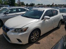 Salvage cars for sale from Copart Colorado Springs, CO: 2016 Lexus CT 200