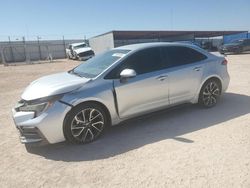 Salvage cars for sale from Copart Andrews, TX: 2022 Toyota Corolla SE