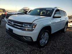 Volkswagen Atlas salvage cars for sale: 2018 Volkswagen Atlas SEL Premium