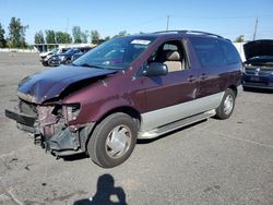 Toyota Sienna le salvage cars for sale: 2000 Toyota Sienna LE