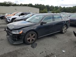 Salvage cars for sale from Copart Exeter, RI: 2012 Volkswagen Passat SE