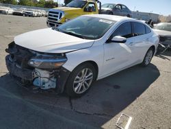 Chevrolet salvage cars for sale: 2018 Chevrolet Malibu LT