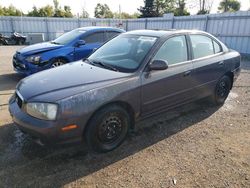 Hyundai salvage cars for sale: 2003 Hyundai Elantra GLS