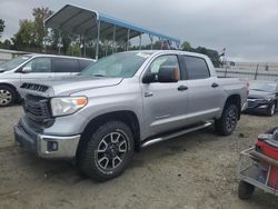 Toyota Tundra salvage cars for sale: 2015 Toyota Tundra Crewmax SR5