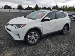 Salvage cars for sale from Copart Portland, OR: 2018 Toyota Rav4 HV LE