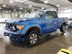 Ford salvage cars for sale: 2012 Ford F150 Super Cab