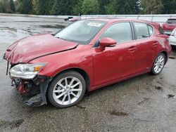 Lexus ct 200 salvage cars for sale: 2012 Lexus CT 200